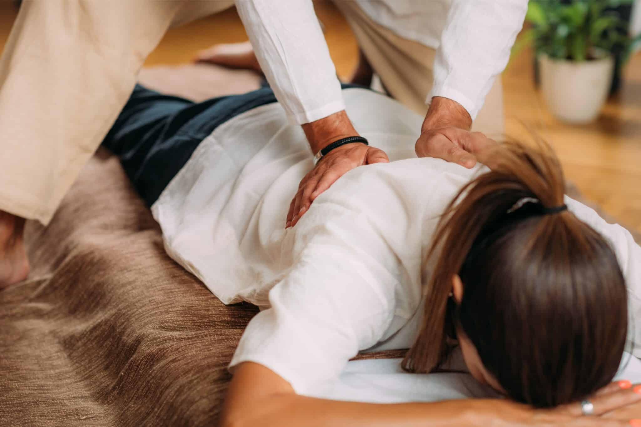 Séance de shiatsu en entreprise